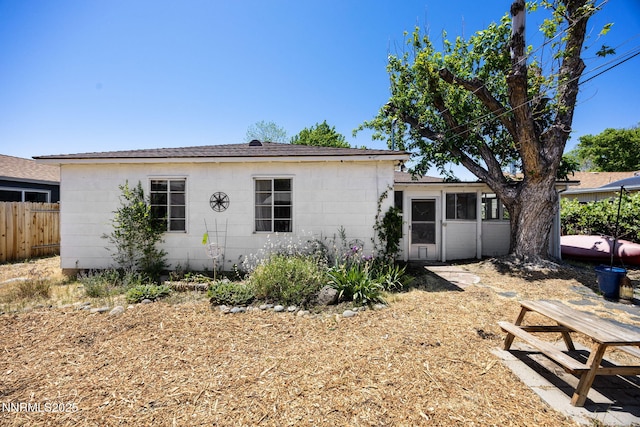 1712 Chaska Pl, Reno, NV 89502 - back of house with concrete block siding