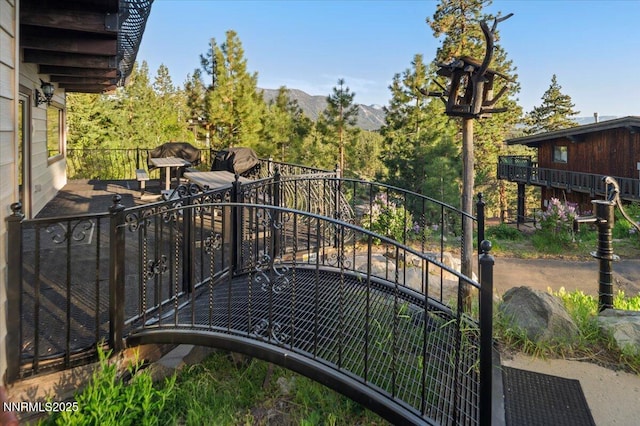 610 Don Dr, Zephyr Cove, NV 89448 - gate with a mountain view