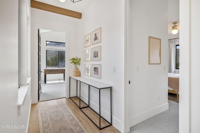 6300 Trailblazer Ct, Reno, NV 89511 - corridor featuring light wood-style flooring and baseboards