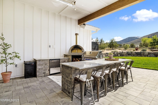 6300 Trailblazer Ct, Reno, NV 89511 - view of patio with a mountain view