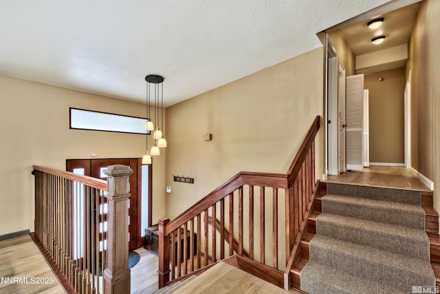 259 Mc Faul Ct, Zephyr Cove, NV 89448 - staircase featuring wood finished floors and baseboards