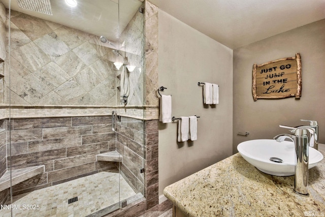259 Mc Faul Ct, Zephyr Cove, NV 89448 - bathroom with a stall shower and vanity