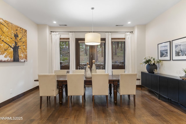 235 Timbercreek Ct, Reno, NV 89511 - dining space with wood finished floors, baseboards, and recessed lighting
