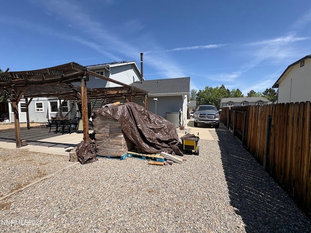 1885 Yale Dr, Carson City, NV 89703 - view of yard with a pergola