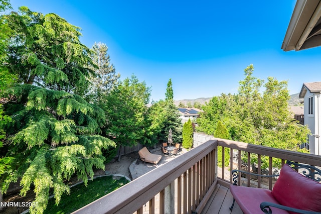 471 Shire Ct, Reno, NV 89521 - balcony featuring a mountain view
