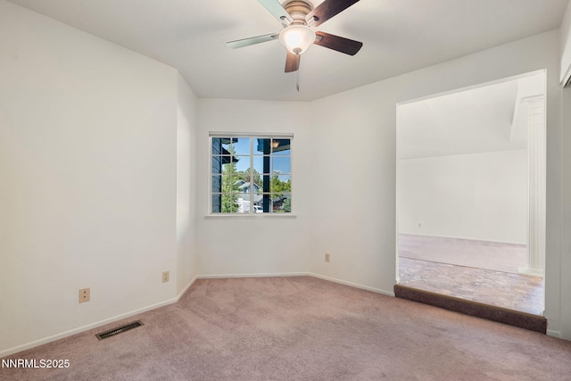 6649 Valley Wood Dr, Reno, NV 89523 - spare room with carpet flooring, a ceiling fan, and baseboards