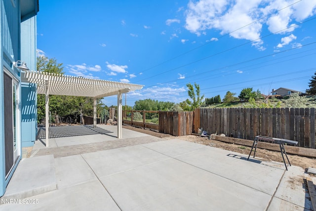 6649 Valley Wood Dr, Reno, NV 89523 - fenced backyard featuring a pergola and a patio