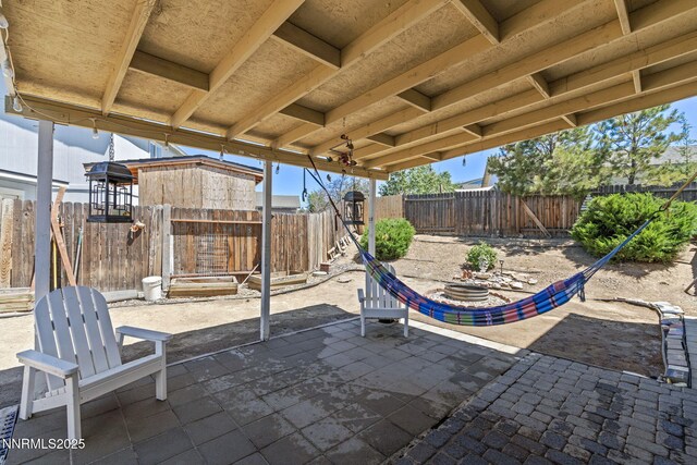 7991 Mariner Cove Dr, Reno, NV 89506 - fenced backyard with a patio area
