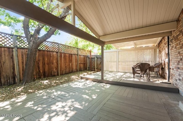 2080 Del Rio Ln, Reno, NV 89509 - deck featuring a fenced backyard
