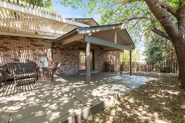 2080 Del Rio Ln, Reno, NV 89509 - view of patio / terrace featuring a pergola
