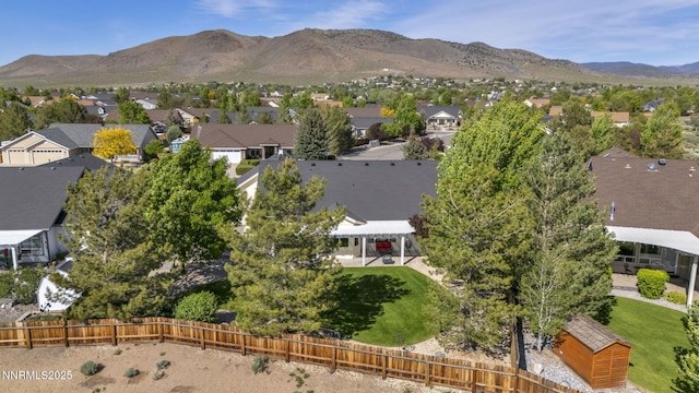 2866 La Cresta Cir, Minden, NV 89423 - aerial view of residential area with mountains
