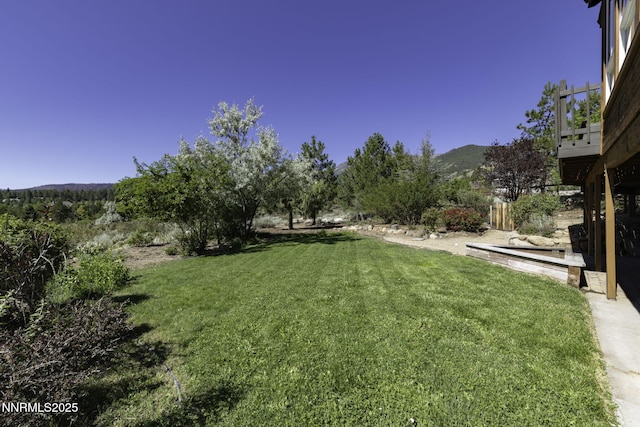 16360 Jefte Ct, Reno, NV 89511 - view of green lawn with a mountain view