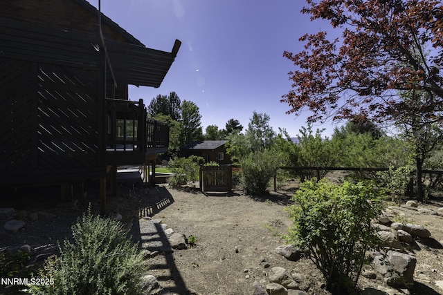 16360 Jefte Ct, Reno, NV 89511 - view of yard featuring a deck