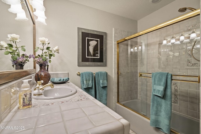 30 Francovich Ct, Reno, NV 89519 - bathroom with enclosed tub / shower combo, vanity, and a chandelier
