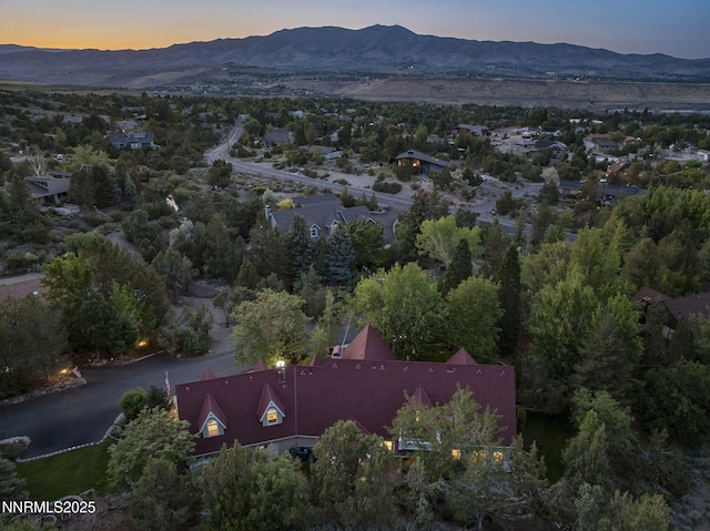 30 Francovich Ct, Reno, NV 89519 - aerial view at dusk of a mountain view