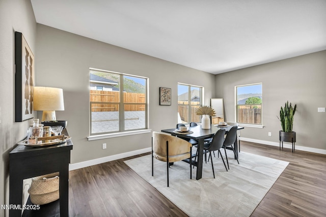 3952 Siena Dr, Carson City, NV 89703 - dining room with baseboards and wood finished floors