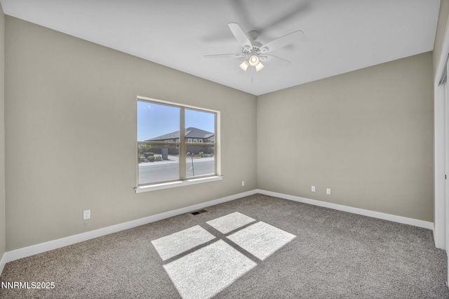 3952 Siena Dr, Carson City, NV 89703 - carpeted empty room featuring baseboards and ceiling fan