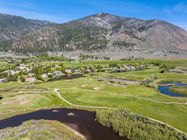 2473 Genoa Aspen Dr, Genoa, NV 89411 - view of mountain background with a nearby body of water and a golf club