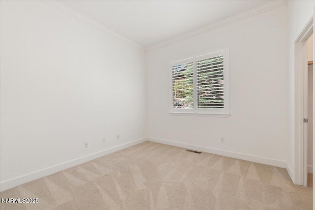2728 Spirit Rock Trl, Reno, NV 89511 - unfurnished room with ornamental molding, light carpet, and baseboards