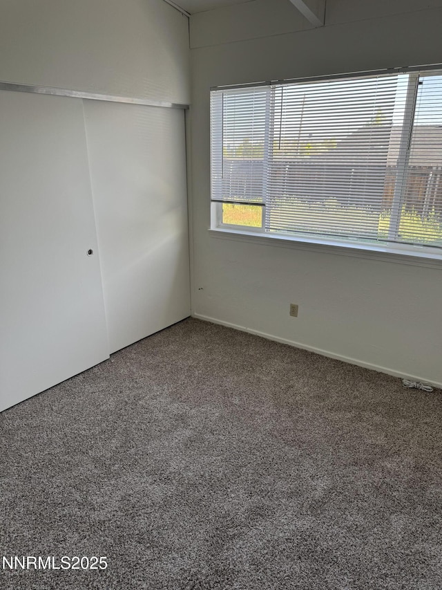 11303 Green Mountain St, Reno, NV 89506 - unfurnished bedroom featuring carpet floors, multiple windows, a closet, and baseboards