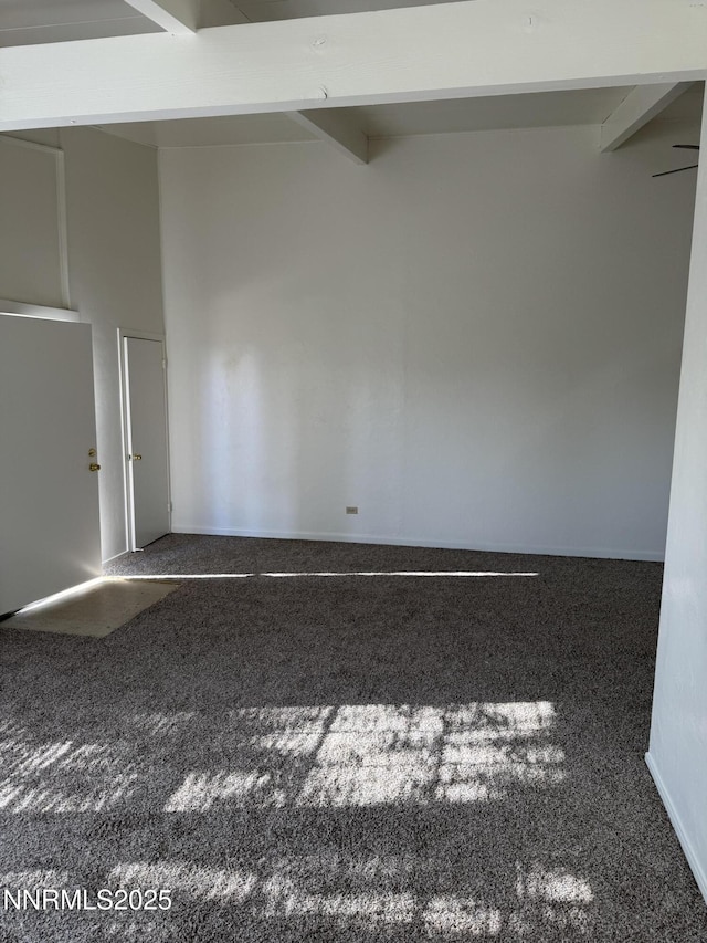 11303 Green Mountain St, Reno, NV 89506 - carpeted empty room with beamed ceiling