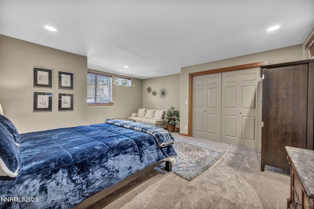 914 Jennifer St, Incline Village, NV 89451 - carpeted bedroom featuring recessed lighting and a closet