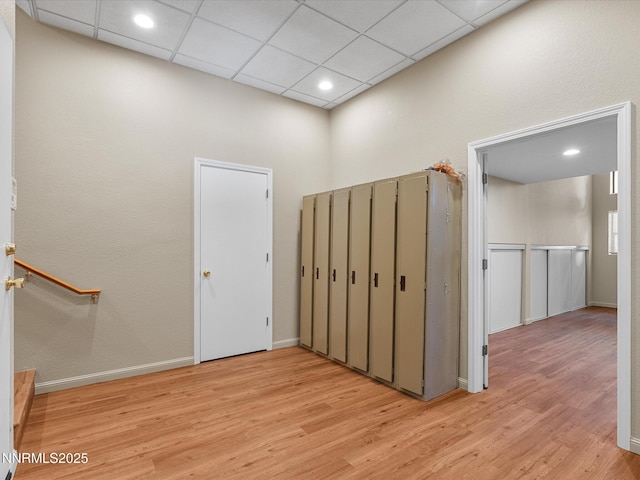 315 Paiute Dr, Zephyr Cove, NV 89448 - unfurnished bedroom featuring light wood finished floors and a paneled ceiling
