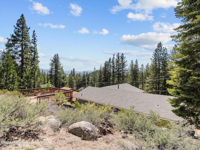 315 Paiute Dr, Zephyr Cove, NV 89448 - aerial view of property and surrounding area featuring a heavily wooded area