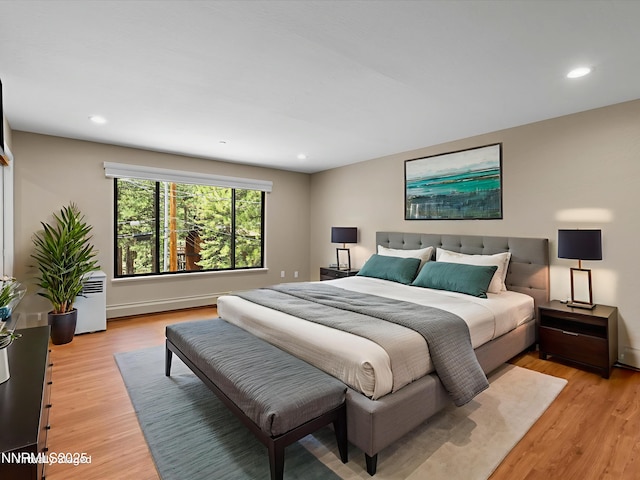 315 Paiute Dr, Zephyr Cove, NV 89448 - bedroom with light wood-style floors and recessed lighting