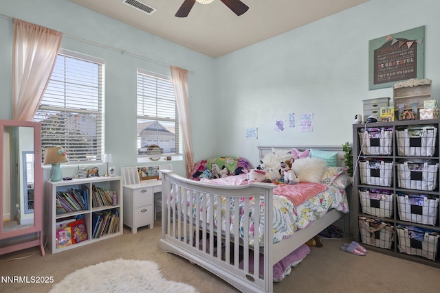 11760 Valley Crest Dr, Sparks, NV 89441 - carpeted bedroom featuring a ceiling fan