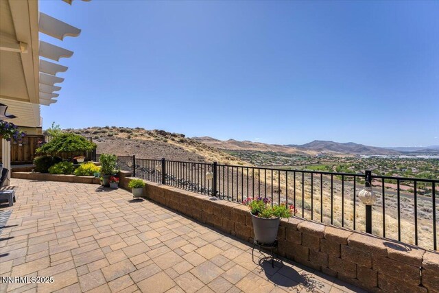2269 Isabella Ct, Sparks, NV 89434 - view of patio with a mountain view