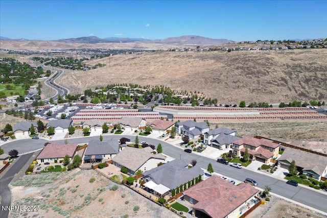 2269 Isabella Ct, Sparks, NV 89434 - aerial view of property and surrounding area with a mountain backdrop and nearby suburban area