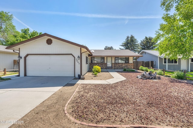 3803 Imperial Way, Carson City, NV 89706 - single story home featuring covered porch, a garage, and concrete driveway