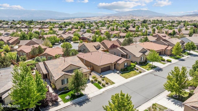 5345 Energystone Dr, Sparks, NV 89436 - aerial perspective of suburban area featuring a mountainous background