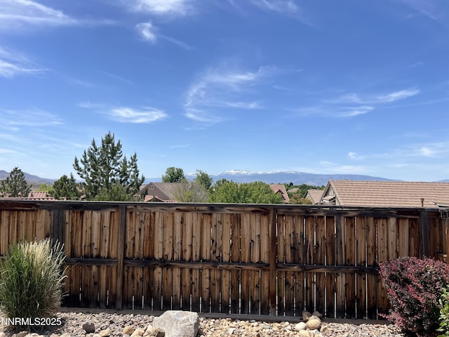 5345 Energystone Dr, Sparks, NV 89436 - view of yard with a mountain view