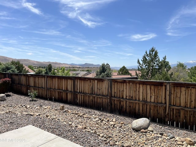 5345 Energystone Dr, Sparks, NV 89436 - view of yard with a mountain view