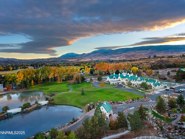 208 Criollo Ct, Reno, NV 89511 - bird's eye view of a water and mountain view