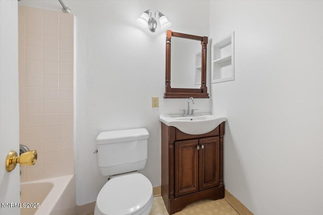 664 Beldon Way, Reno, NV 89503 - bathroom with vanity, toilet, and bathtub / shower combination