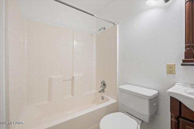 664 Beldon Way, Reno, NV 89503 - full bath featuring vanity, toilet, and bathing tub / shower combination