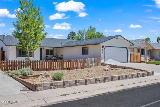 806 Bluerock Rd, Gardnerville, NV 89460 - single story home with a garage and concrete driveway