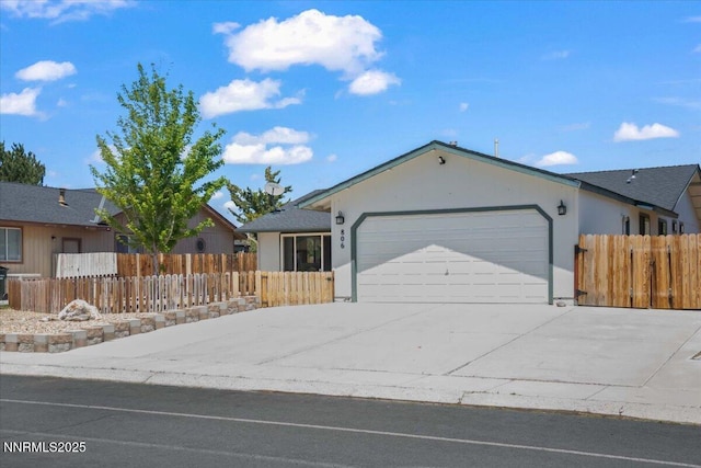 806 Bluerock Rd, Gardnerville, NV 89460 - single story home with a garage and driveway