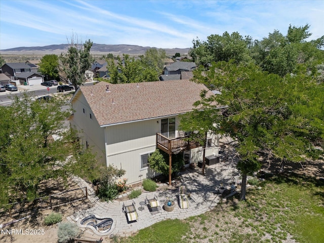 207 Poppy Hills Ct, Fernley, NV 89408 - view from above of property with a mountainous background
