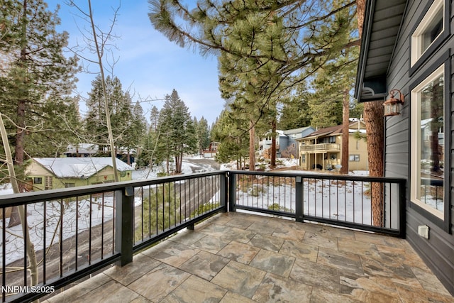 997 Dorcey Dr, Incline Village, NV 89451 - snow covered back of property featuring a residential view