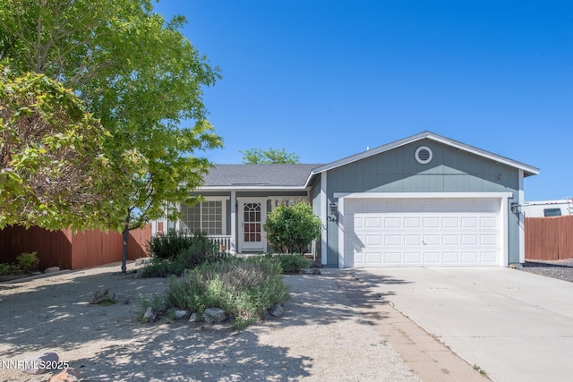7344 Rubens Ct, Sun Valley, NV 89433 - single story home with an attached garage and driveway
