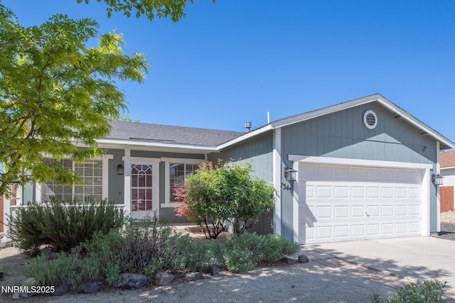 7344 Rubens Ct, Sun Valley, NV 89433 - ranch-style home with a garage and driveway