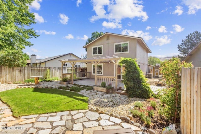 2731 Wabash Cir, Sparks, NV 89434 - back of property featuring a patio area and a pergola