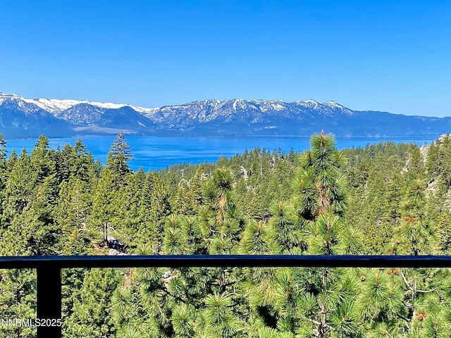 710 Tina Ct # B-2, Stateline, NV 89449 - mountain view featuring a nearby body of water
