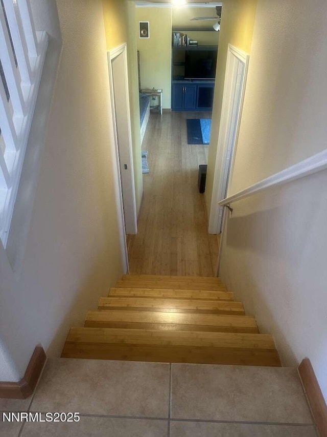 2860 Brittania Ct, Reno, NV 89523 - staircase with wood finished floors