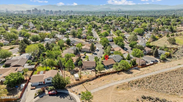 1090 Hartford Ct, Reno, NV 89503 - aerial view of residential area with a mountainous background