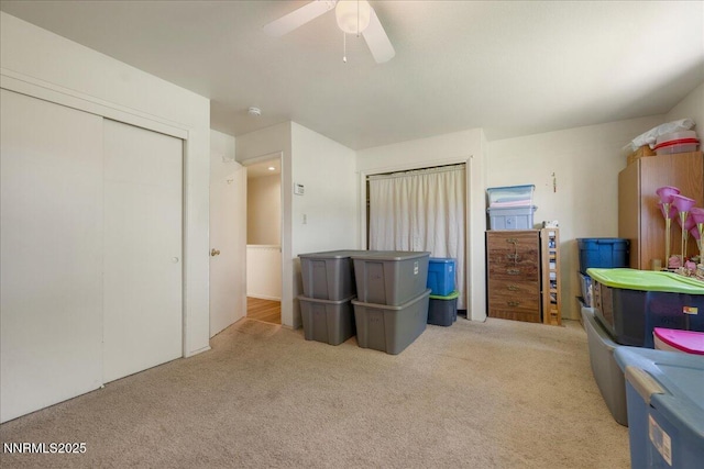 110 Smithridge Park, Reno, NV 89502 - carpeted bedroom featuring a ceiling fan and a closet